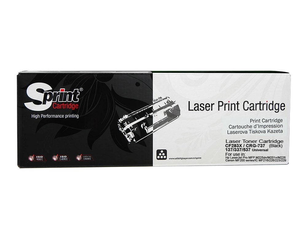 Sprint Canon Crg737 Muadil Siyah Laser Toner Kartuş
