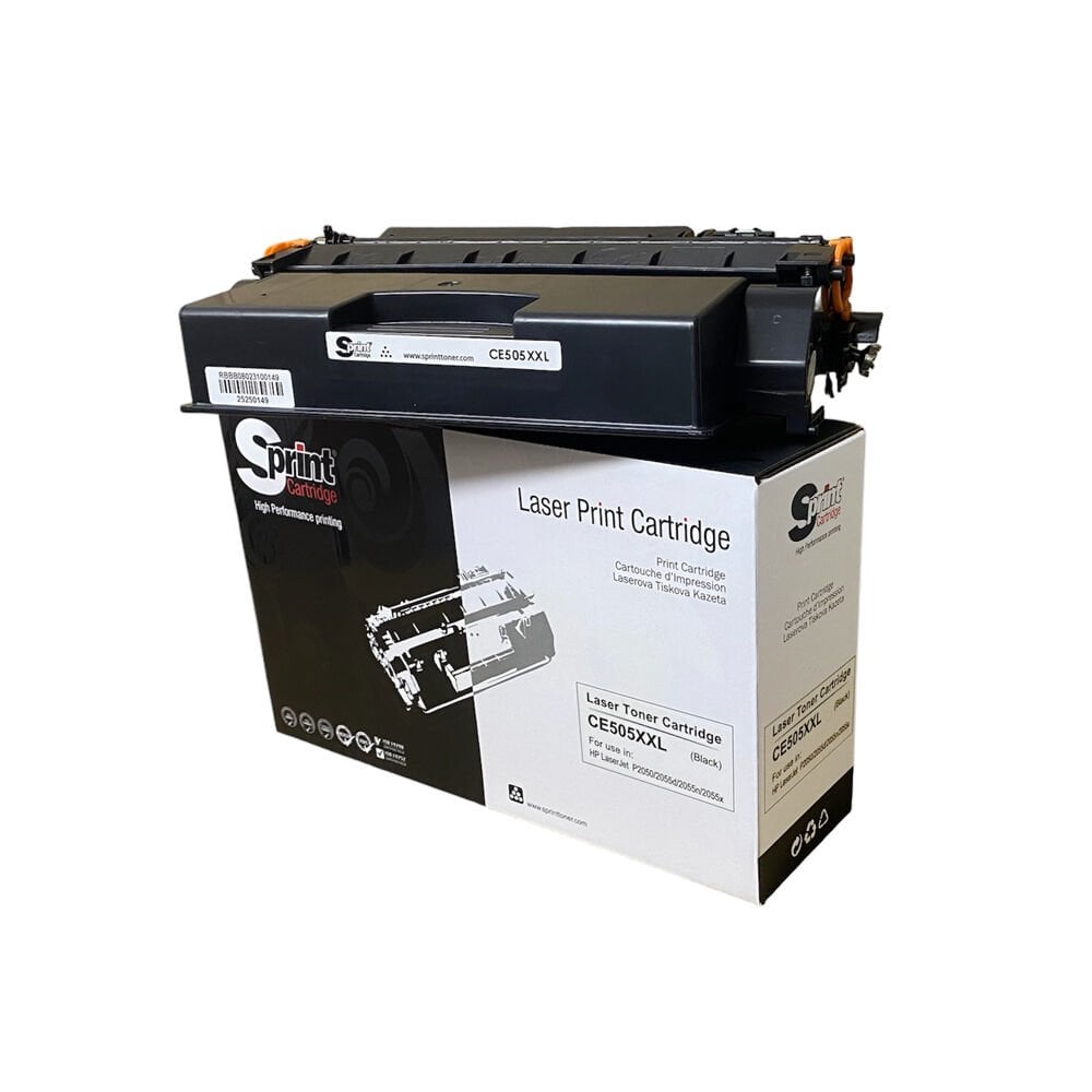 Sprint Hp Ce505xl Muadil Siyah Laser Toner Kartuş (05XL)
