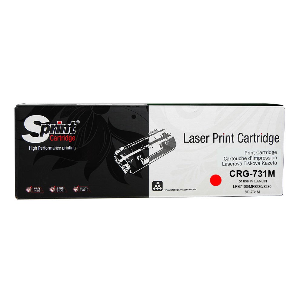 Sprint Canon CRG-731M Kırmızı LaserJet Toner Kartuş (731)