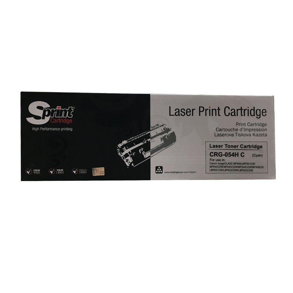 Sprint Canon CRG-067H Cyan Laser Toner Kartuş