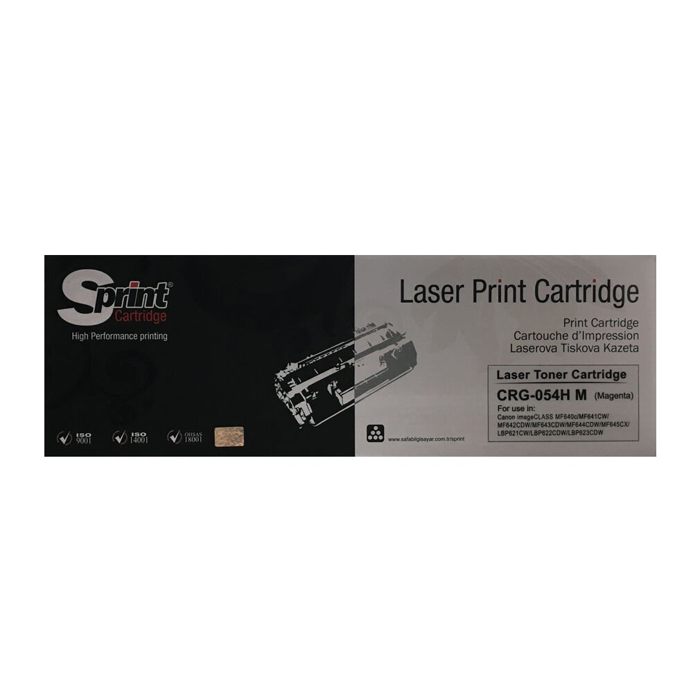 Sprint Canon CRG-067H Magenta Laser Toner Kartuş
