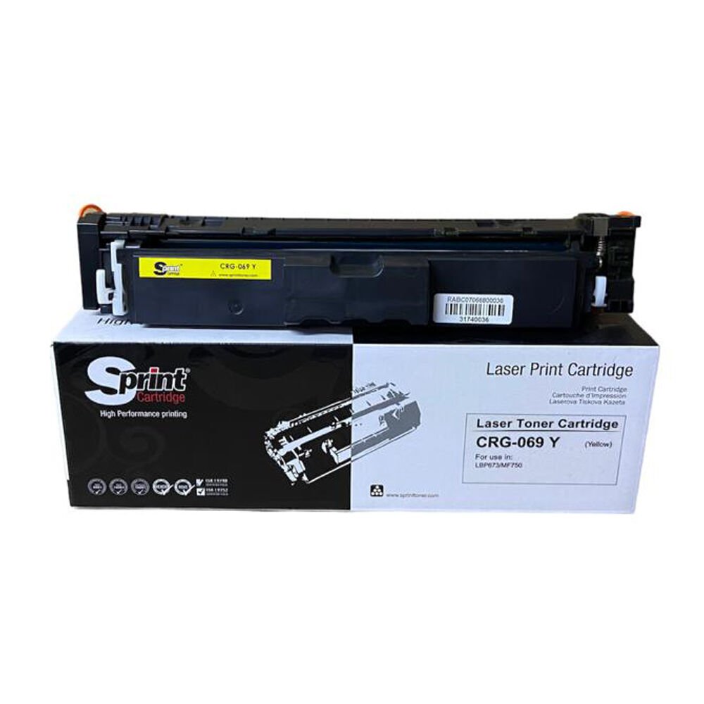 Sprint Canon CRG-069 Sarı Laser Toner Kartuş