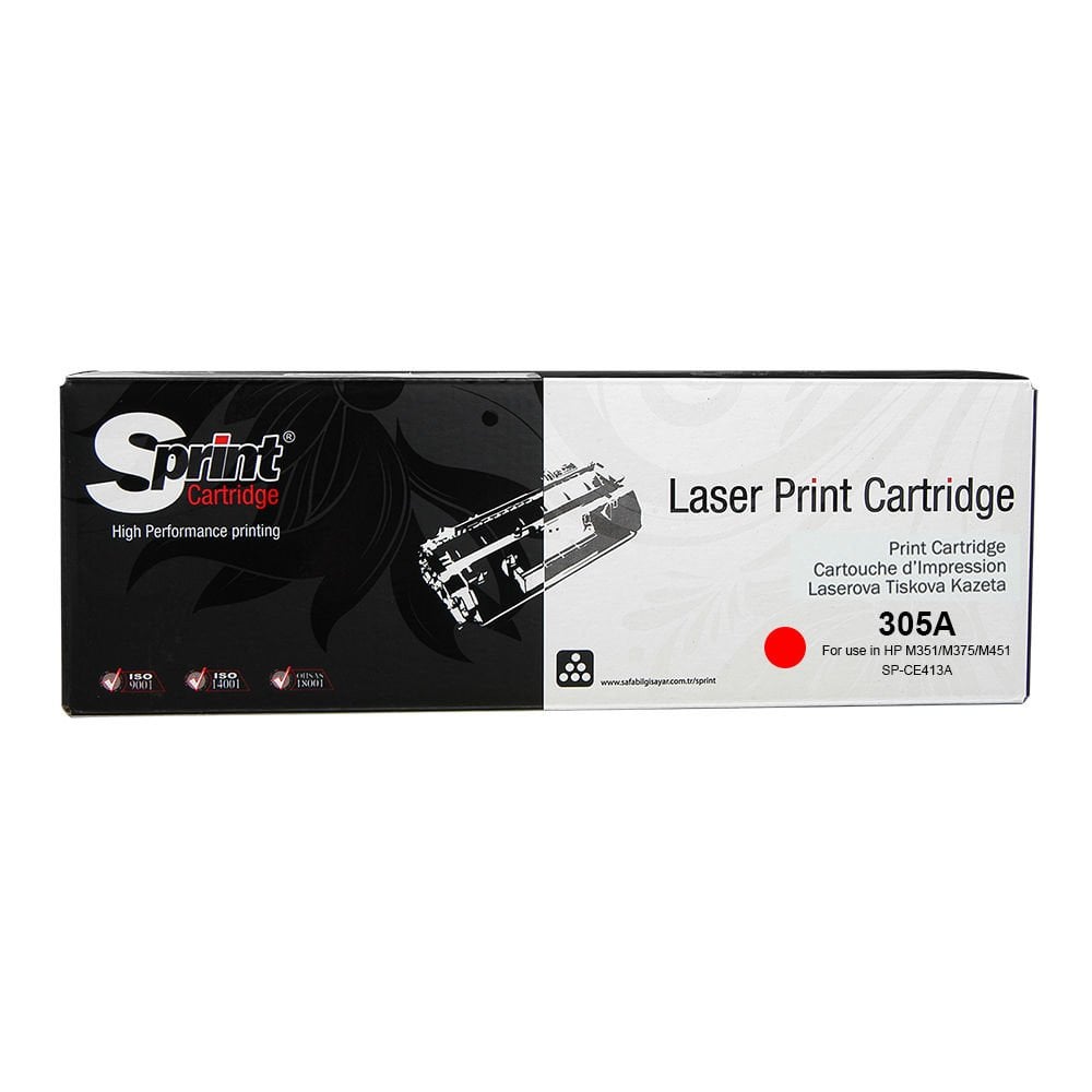 Sprint Hp CE413A Kırmızı LaserJet Toner Kartuş (305A)