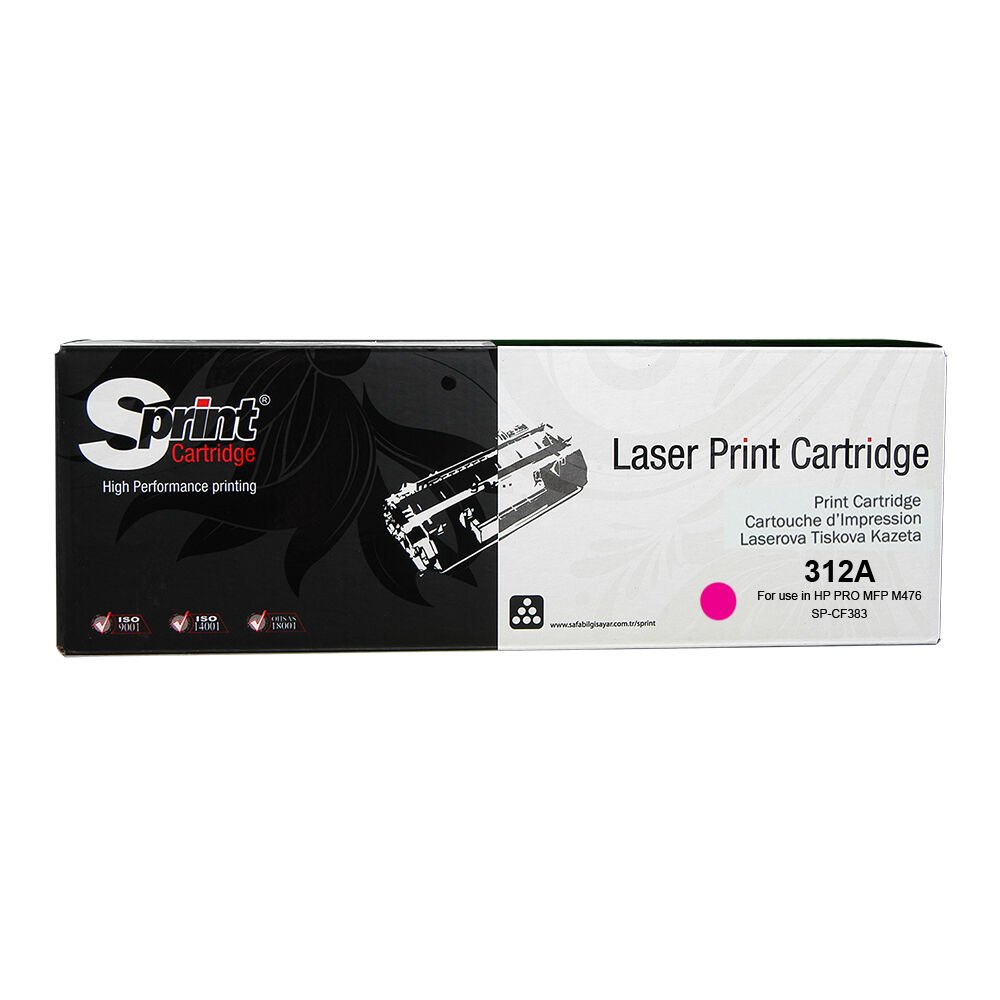 Sprint Hp CF383A Kırmızı LaserJet Toner Kartuş (312A)