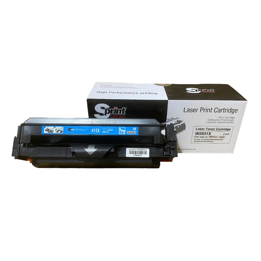 Sprint Canon CRG055H Chipsiz Cyan LaserJet Toner (055H)