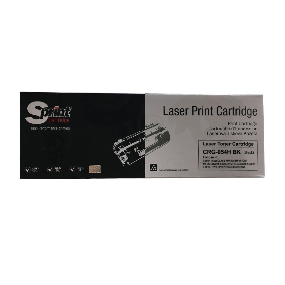 Sprint Hp CF540X Siyah Laser Toner Kartuş (203X)