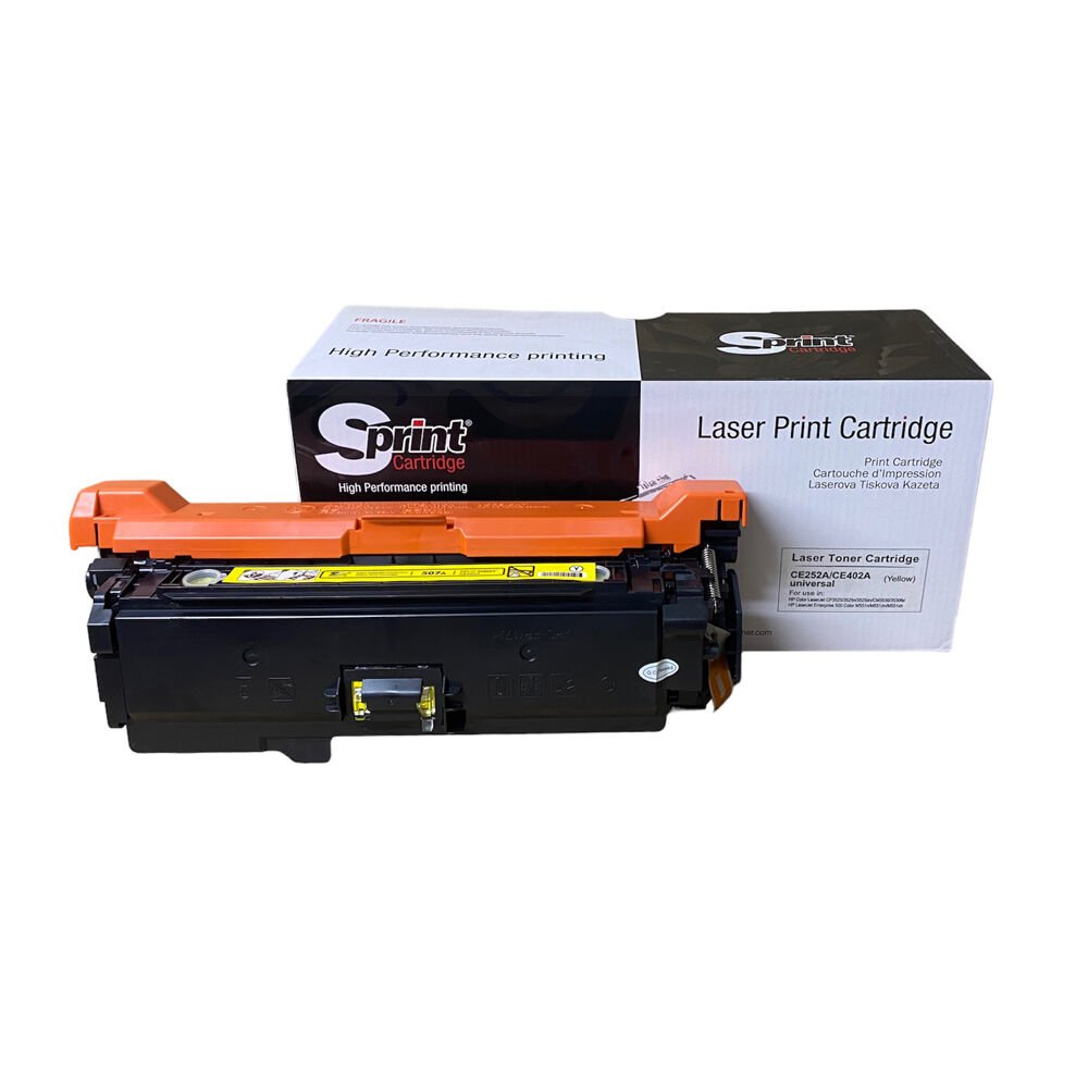 Sprint Hp CE402A, CE252A Sarı LaserJet Toner Kartuşu (507A)