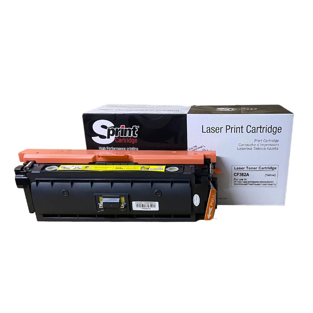 Sprint Hp CF362A, Canon CRG040 Yellow LaserJet Toner (508A)